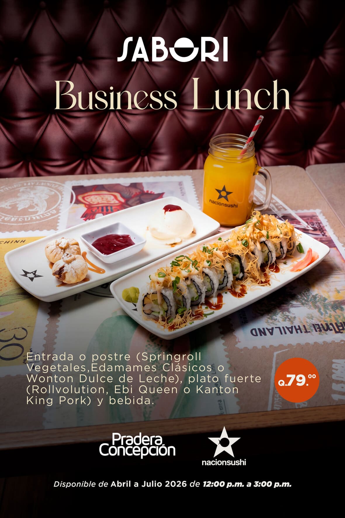 Business Lunch Nación Sushi